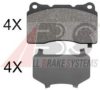 VAUXH 13329562 Brake Pad Set, disc brake